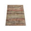 Pasha Wool Striped Area Rug in Beige/Red/Black/Brown