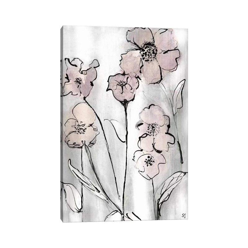 Wildflowers II 1 Piece Wrapped Canvas Painting, 101.6 cm H x 66.04 cm W x 3.175 cm D