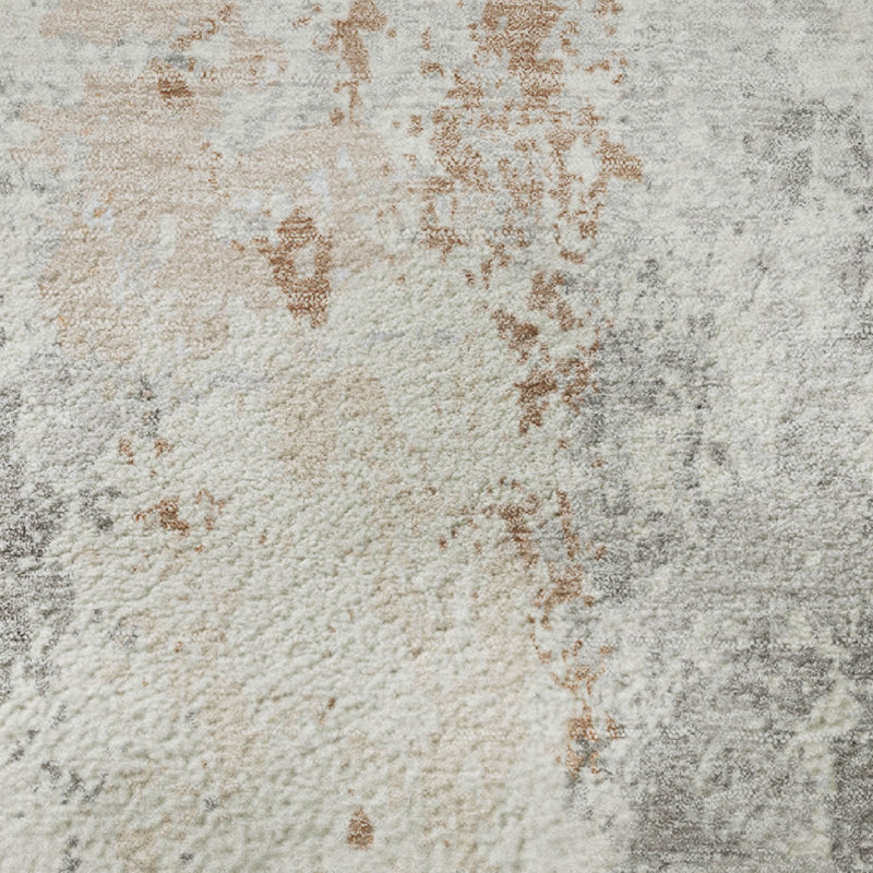 Tapis abstrait lavable à la machine de qualité supérieure AMF1848, Tapis de couloir 2 pi 3 po x 7 pi 6 po