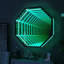 Miroir infini 3D octogonal clair / grand-123223874