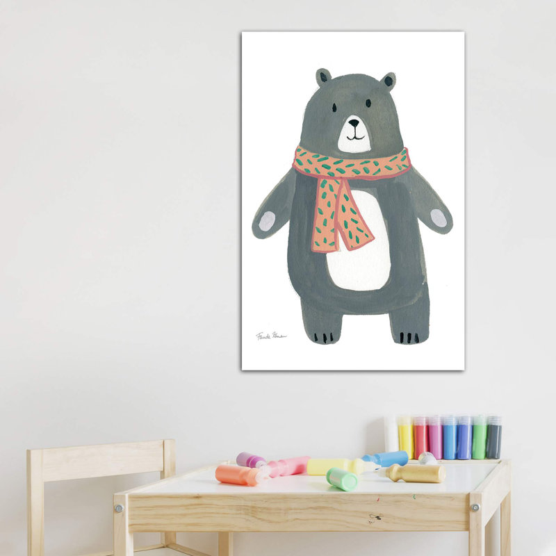 Décoration murale quartier Pals IV pour enfants, H 40 po x l 26 po x P 1,5 po, Toile tendue