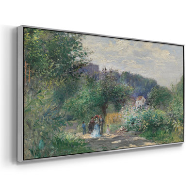A Road in Louveciennes- Toile tendue avec châssis tendue, prête à être accrochée