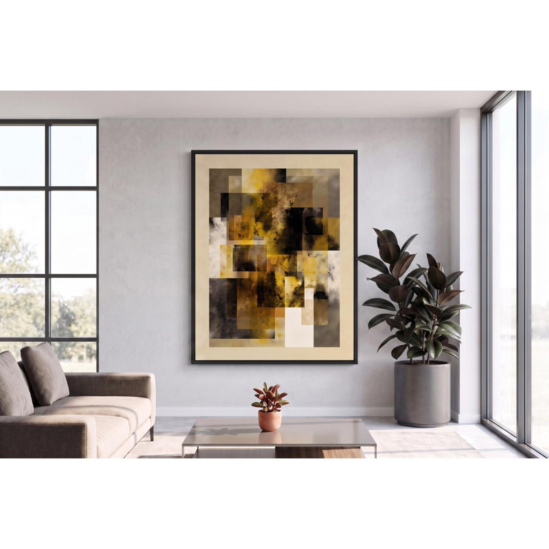Gold Beneath the Dark, 30" H x 40" W