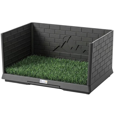 Tapis pour chien avec hauts murs et plateau coulissant pour chien