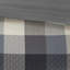 Édredon 7 pièces à chevrons - très grand, gris, ornement à carreaux Buffalo, rembourré, édredon, 2 taies décoratives, 3 coussins et jupe de lit-129870229