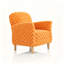 Fauteuil en velours côtelé 26,2 po de largeur-1721187610-1721187611