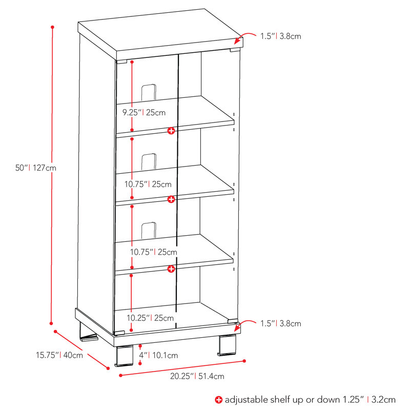 Armoire multimédia H 50 po