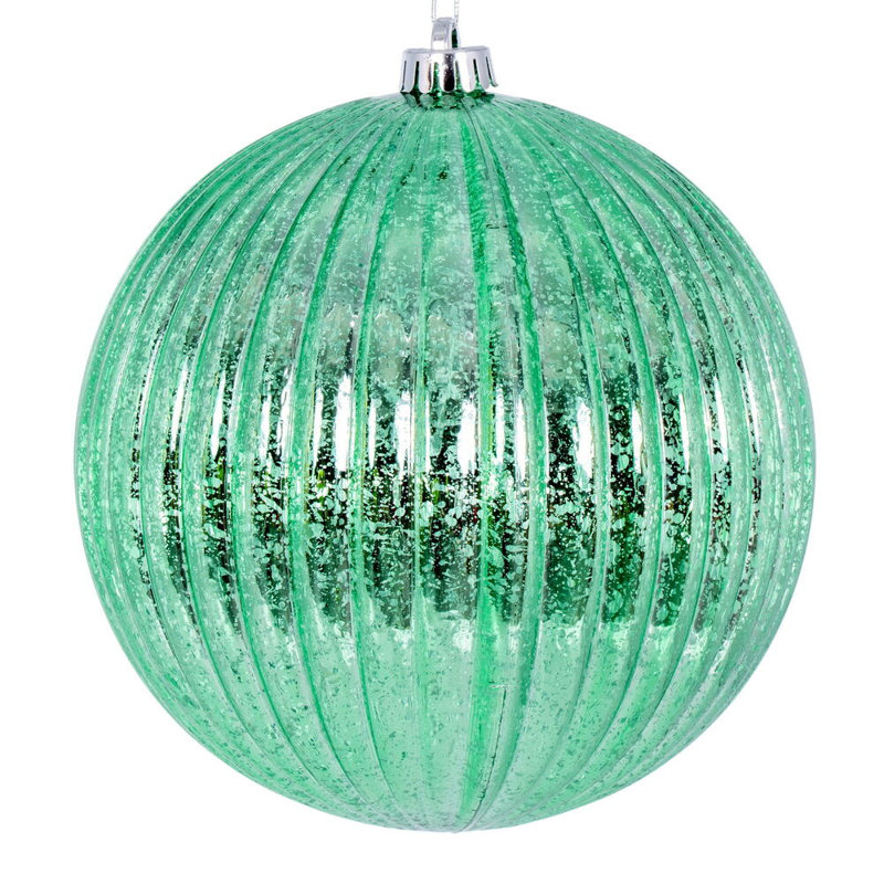 6" Shatterproof Bauble, Seafoam Blue