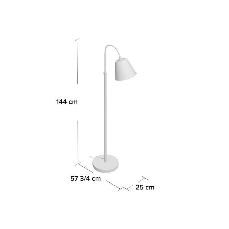 Douglas 168cm Arched Floor Lamp