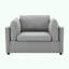 Fauteuil surdimensionné avec repose-pieds et tabouret-1521977192