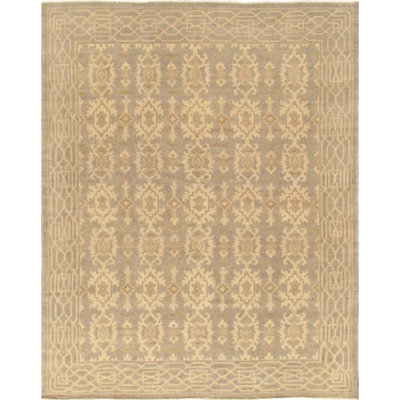 Azerbaijan Handmade Wool Floral Area Rug