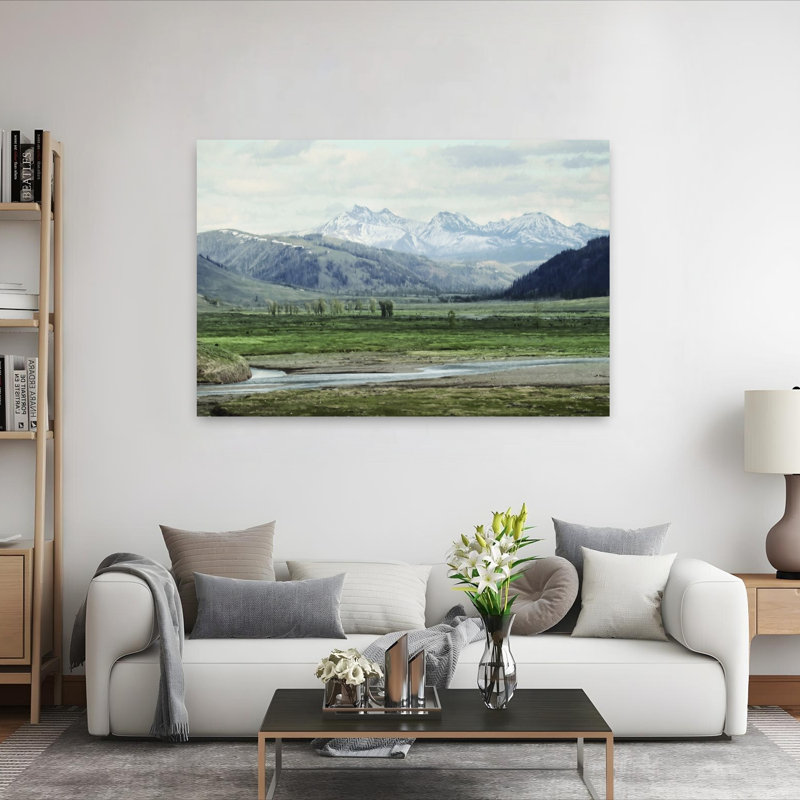 Lamar Valley 1 Piece Wrapped Canvas Wall Art, 101.6cm H x 152.4cm W