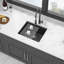 Évier de cuisine en quartz, évier de cuisine encastré en granite-118539056
