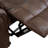 Caenas Microsuede Manual Reclining Sofa with Cup Holders-1654357319