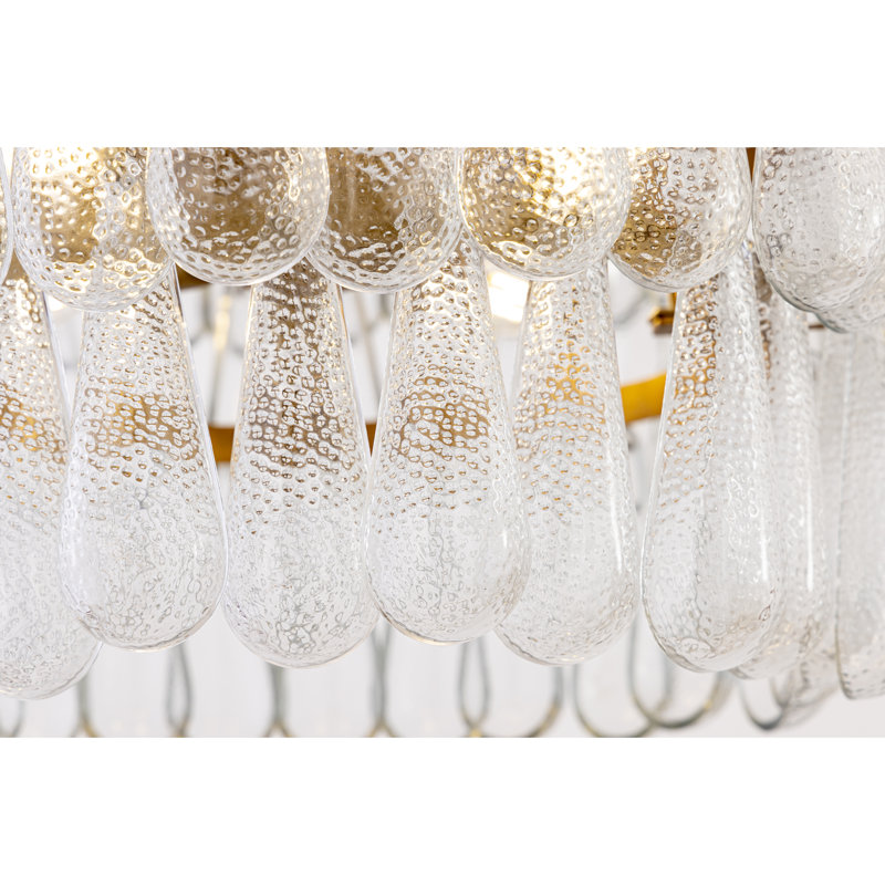 Luminaire suspendu 8 lumières 35 "Vionne