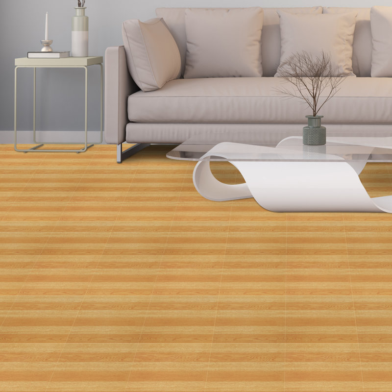 12" x 12" x 1.2mm Oak Vinyl Tile, Light Oak