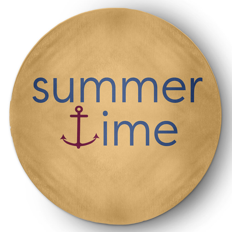 Torrent Chenille Indoor / Outdoor Rug, Round 5'