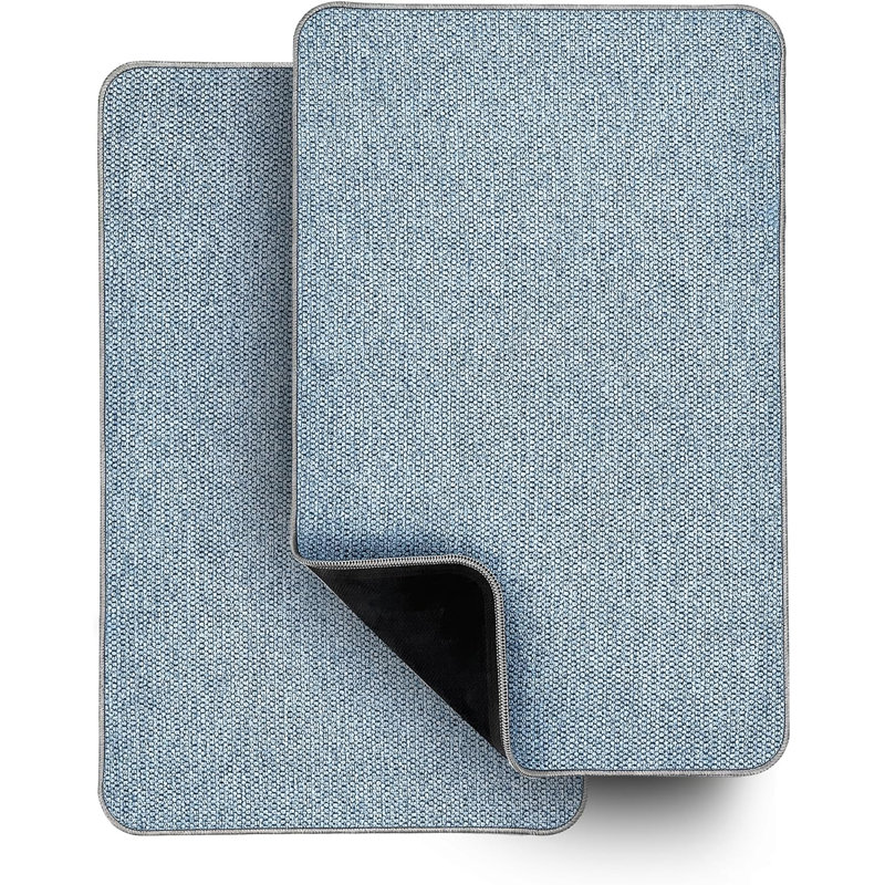 2-pack Ultra Thin Non-slip Bath Mats