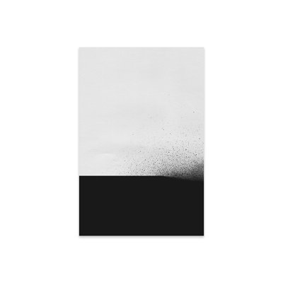 Black Print On Acrylic Glass