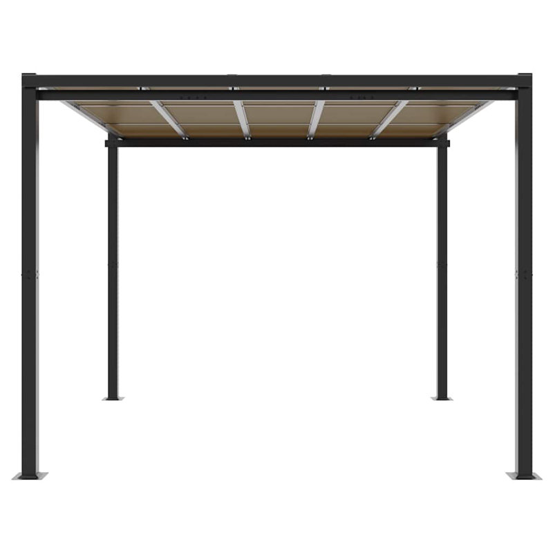 Garden Gazebo Anthracite 3X3 M Aluminium