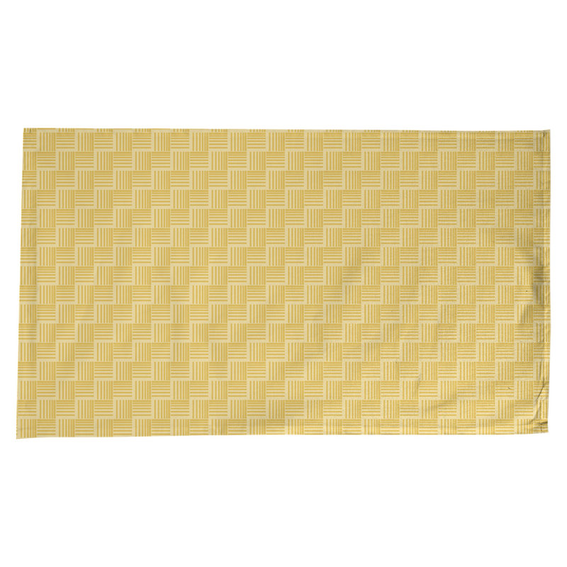 Rayures nattes classiques Nappe, Jaune clair