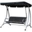 Nhek 3 - Person Metal Porch Swing with Stand