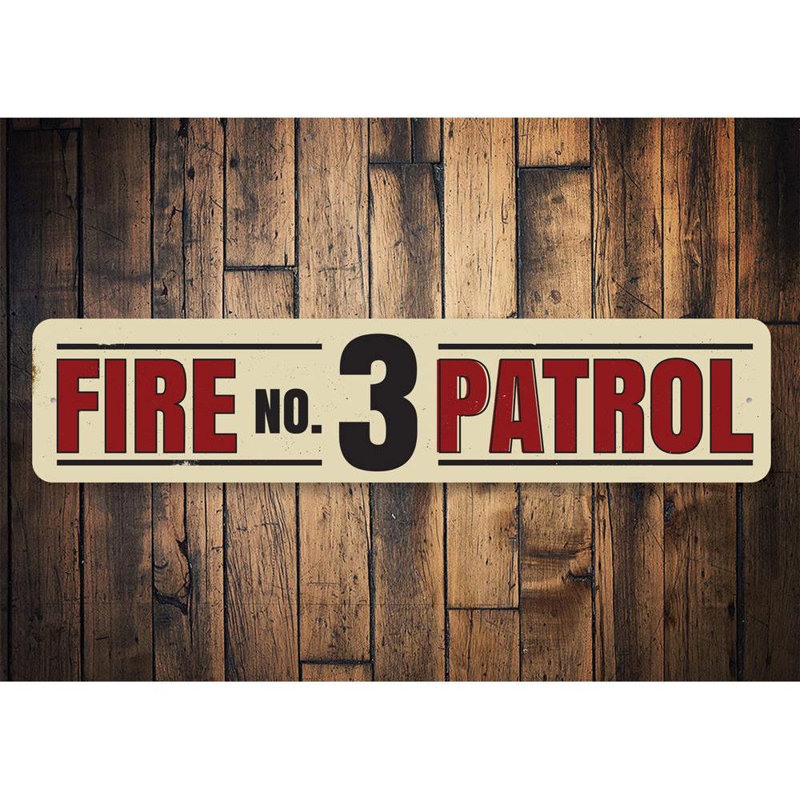 Plaque en aluminium personnalisée, H 4 po x l 18 po x P 0,04 po