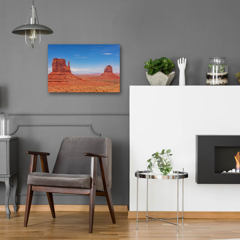 «Utah - Monument Valley» par Epic Portfolio, art mural en verre acrylique, H 16 po x l 24 po x P 0,2 po