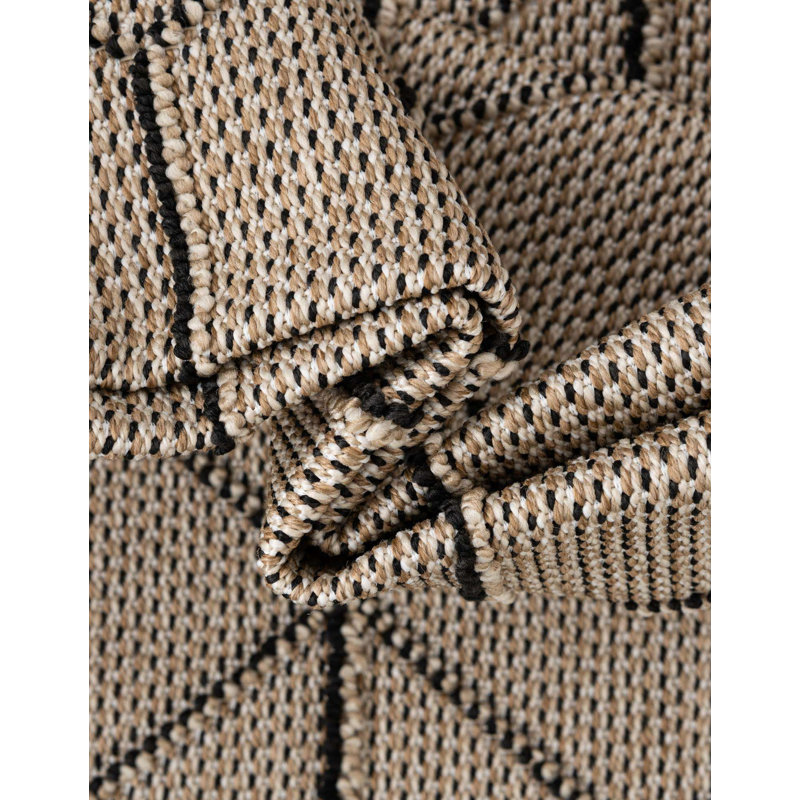 Tapis d'extérieur à treillis, Rond 7 pi 10 po