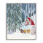 «Woodland Creatures Winter Campfire», estampe numérique, conception de Nabeela Rumi-119209258-119209262