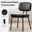 Chaises de salle à manger rembourrées en faux cuir Donivee-1686243750