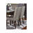 Dark Brown Finish Dining Chairs Set