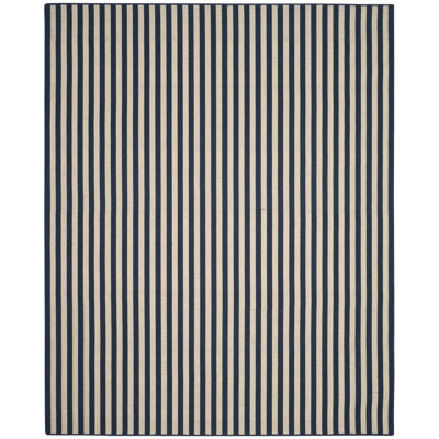 Tapis ivoire / bleu marine Petterson