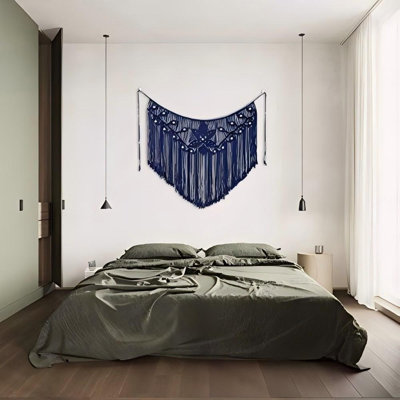 Bannière de rideau de chambre à coucher Macrame