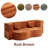 Compression Sofas, 78.7 Inch Polyester Convertible Bed, Modern Home