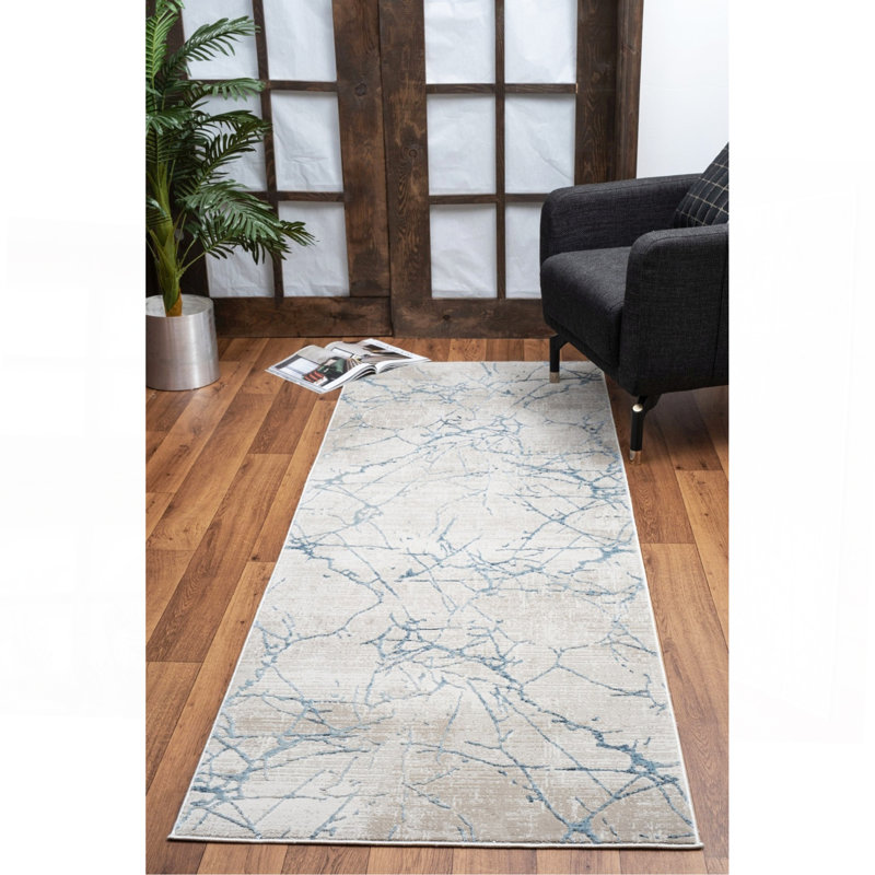Tapis bleu