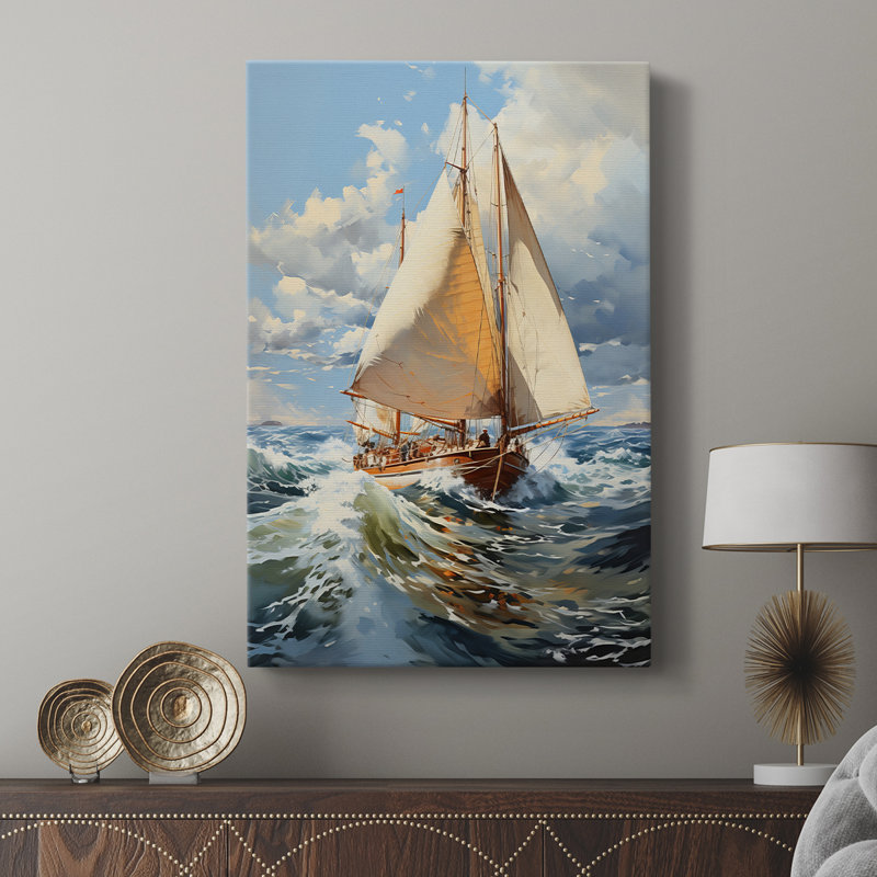 NAUTICAL Series CCGLVII - Gallery Cavas, H 18 po x l 12 po