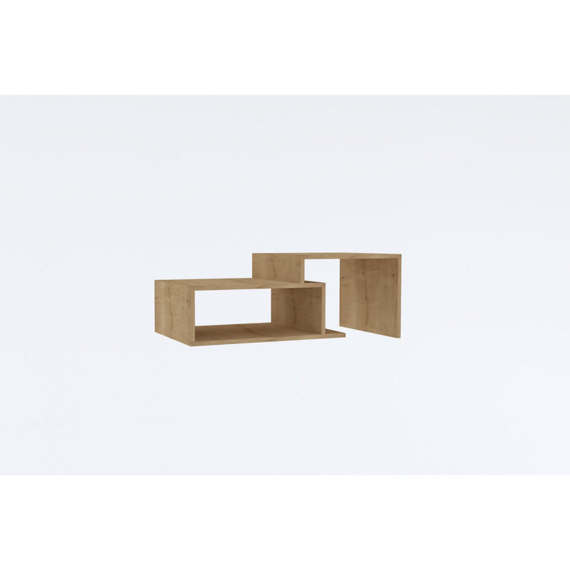 Modern Sapphire Coffee Table, 31.5 x 15.7 x 19.7 inches | 100% Melamine Coated Particle Board, Thickness: 0.7 inches | Stylish and Functional Design for Living Room, Perfect for Modern Décor and Entertaining