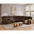 Dark Brown Faux Leather
