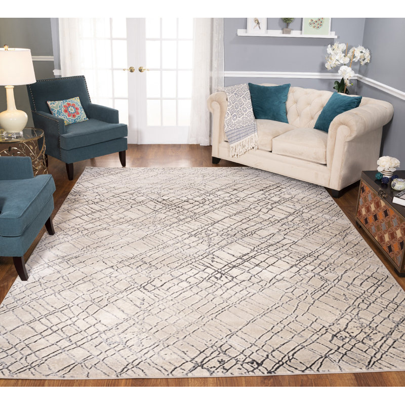 Kelson Geometric Indoor Rug, Rectangle 4'3" x 6'