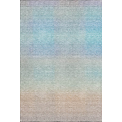 Premium Machine Washable Lubbers AMF1735 Squares Rug
