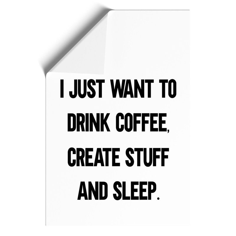 Create Stuff - Frameless Print, 84cm H x 59cm W x 0.1cm D