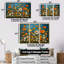 Jaune jaune blanc Summer Meadow Marigolds II - ensemble de décorations murales souci-1935130543-1935130536
