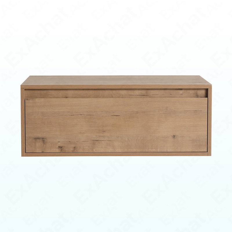 Armoire de salle de bain 30 po, tiroir à fermeture en douceur, montage flottant (meuble-lavabo seulement, sans lavabo)