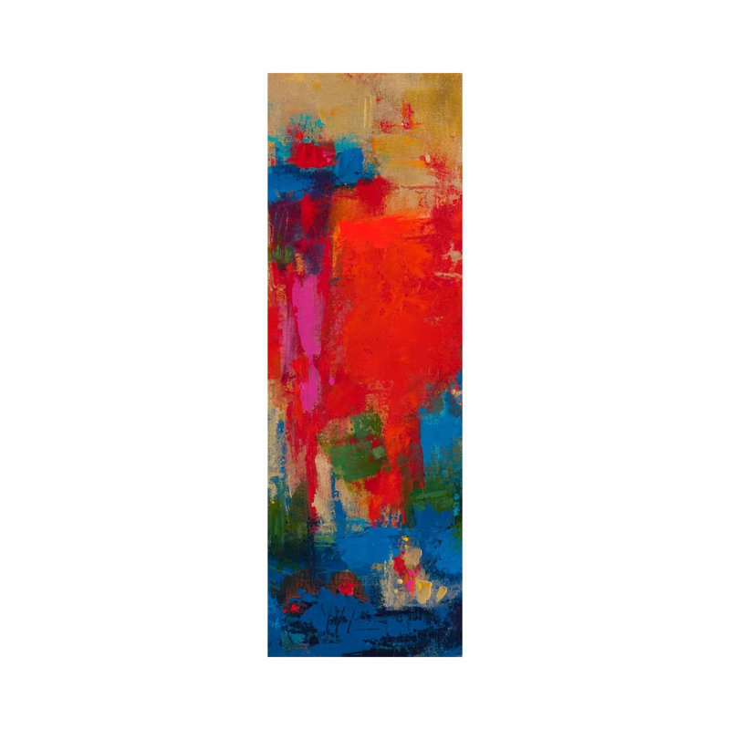 Totem by Janet Bothne - Wrapped Canvas Panoramic Painting, 30.48 cm H x 91.44 cm W x 1.91 cm D