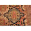 Tapis de taille moderne et unique à motif géométrique tribal persan Heriz