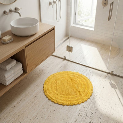 Tapis pour salle de bain 100% coton