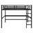 Metal Loft Bed With Power Outlet And LED Lighted-1377206988