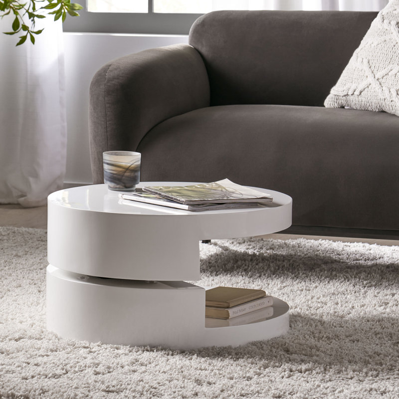 Table basse rotative moderne