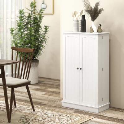 Armoire de rangement à 5 tablettes pour cuisine avec 12 épices - Rangez et gérez efficacement vos plats Livres de cuisine, casseroles, poêles, étagères blanches